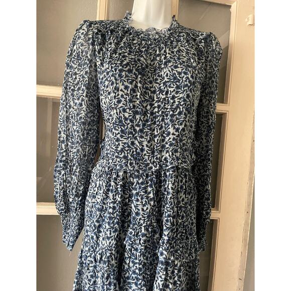 New Boden Ruffle Open Back Mini Dress - Picture 8 of 12